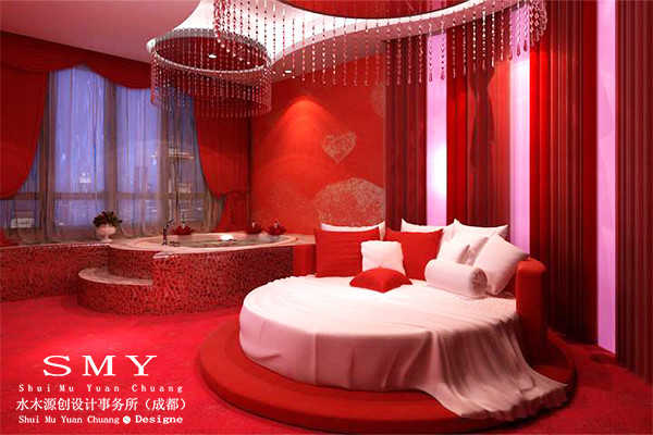 成都酒店设计公司_情侣酒店设计